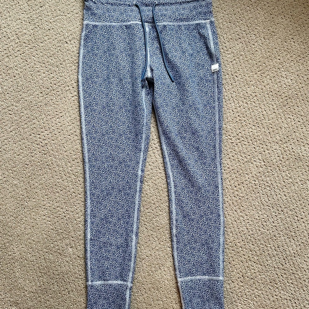Vuori Blue Patterned Leggings